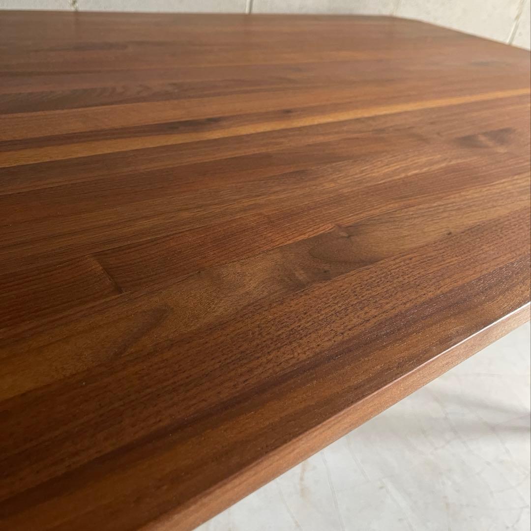 コスパクリエーション　天然木 ウォールナット 無垢材　ダイニングテーブル