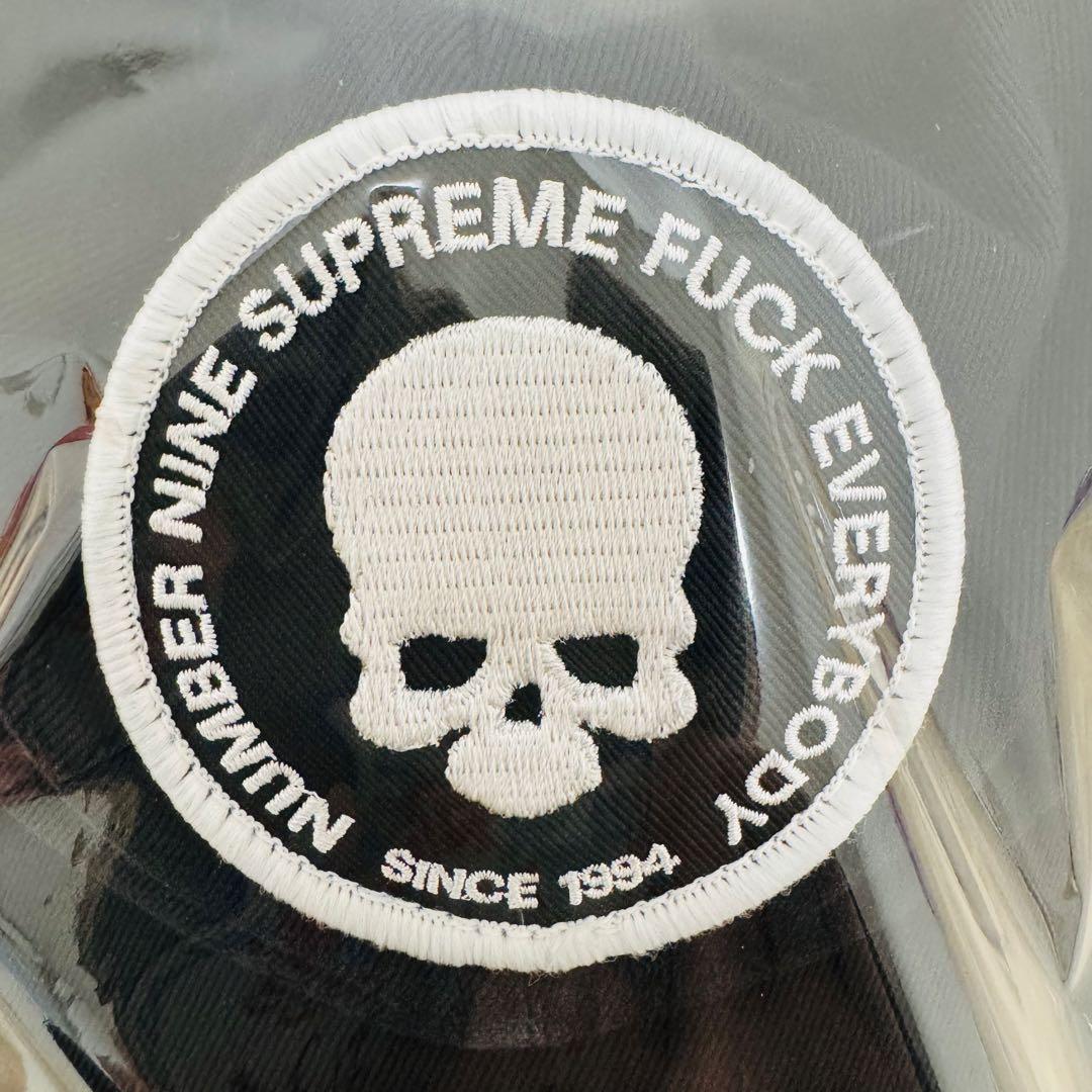 新品 Supreme Number Nine 6Panel ブラック キャップ