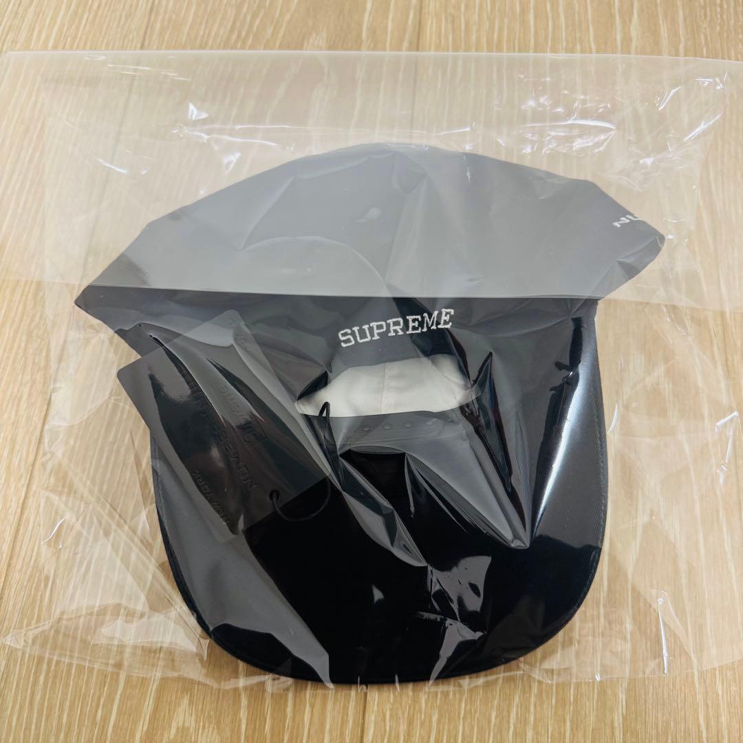 新品 Supreme Number Nine 6Panel ブラック キャップ