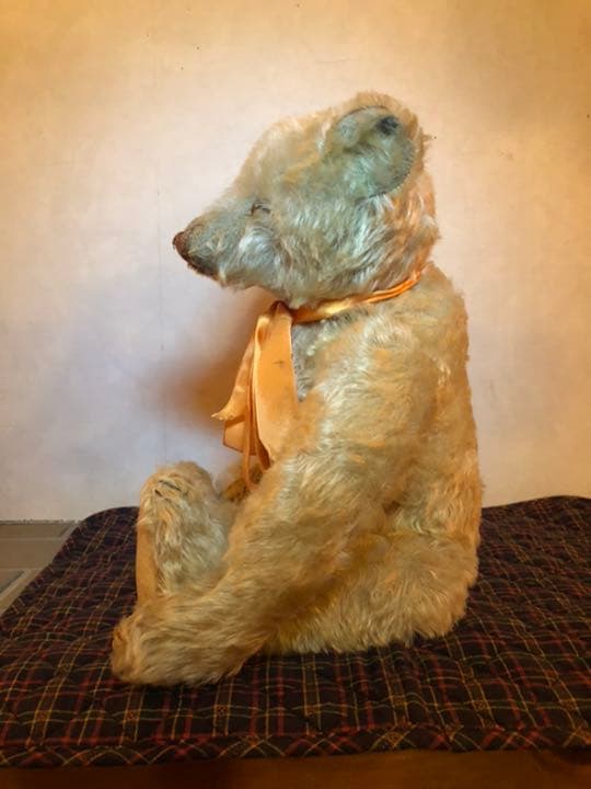 ミドルサイズ　シュタイフ 20年代　ホワイト　アンティーク