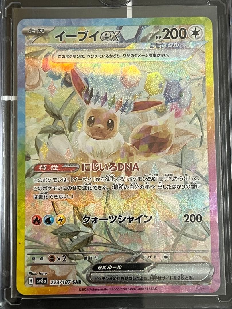 テラスタルフェスex ブイズSAR 9枚セット　ゴッドパック