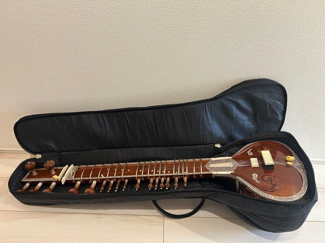 シタール インド 弦楽器 ソフトケース付き Paloma社製 キッズシタール