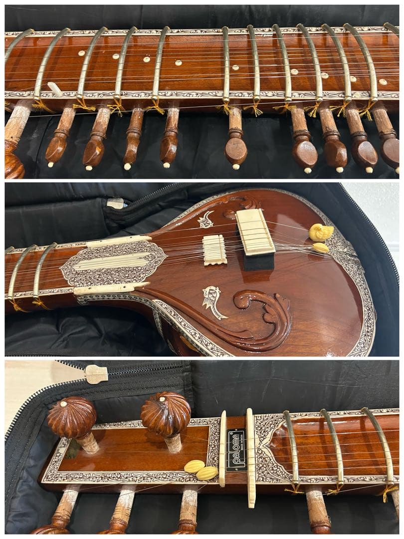 シタール インド 弦楽器 ソフトケース付き Paloma社製 キッズシタール