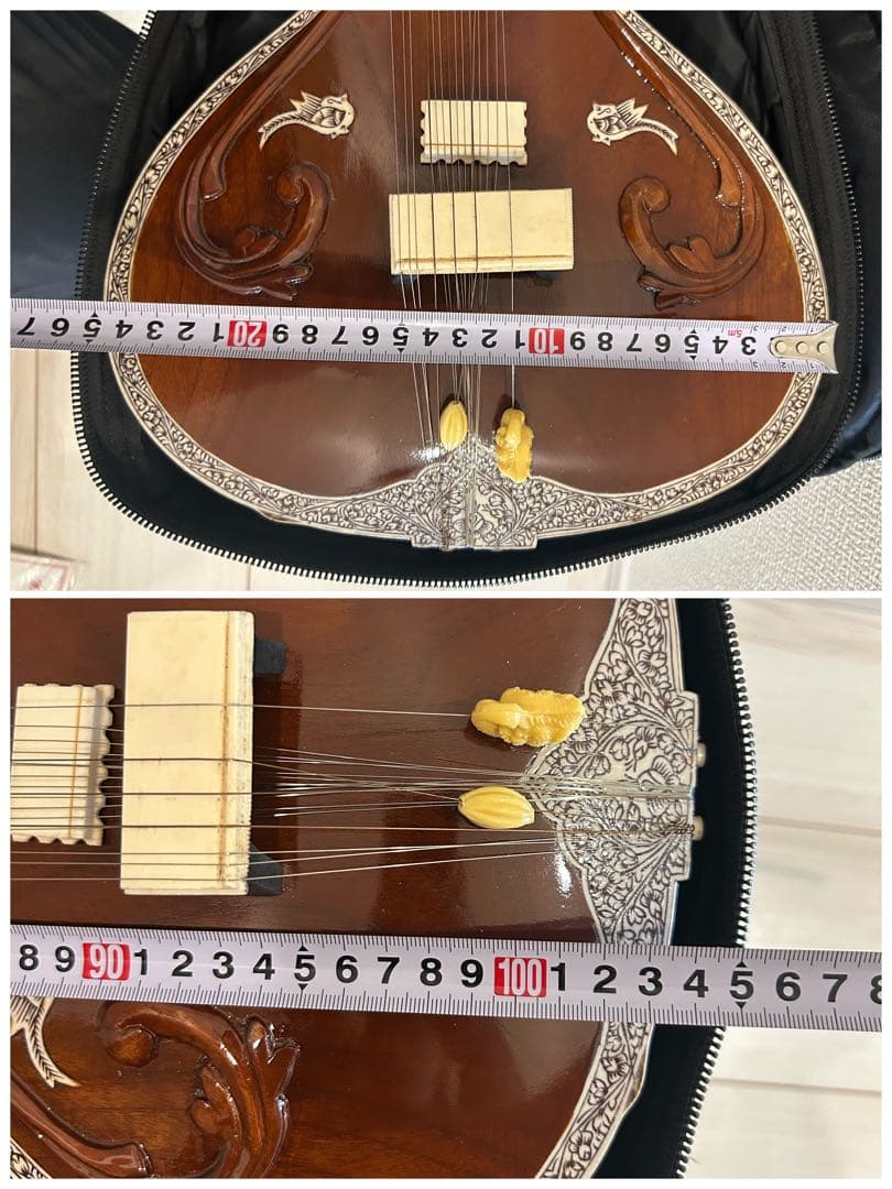 シタール インド 弦楽器 ソフトケース付き Paloma社製 キッズシタール
