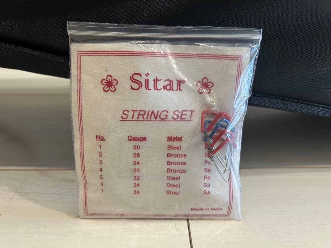 シタール インド 弦楽器 ソフトケース付き Paloma社製 キッズシタール