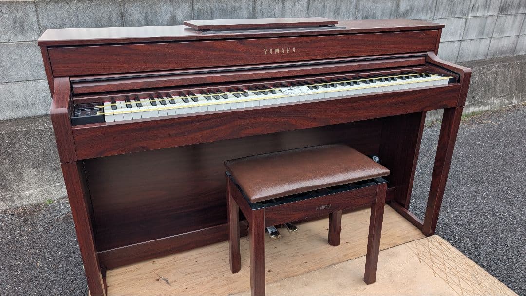 送料込み YAMAHA 電子ピアノ CLP-535M 2015年製 激可愛い♥