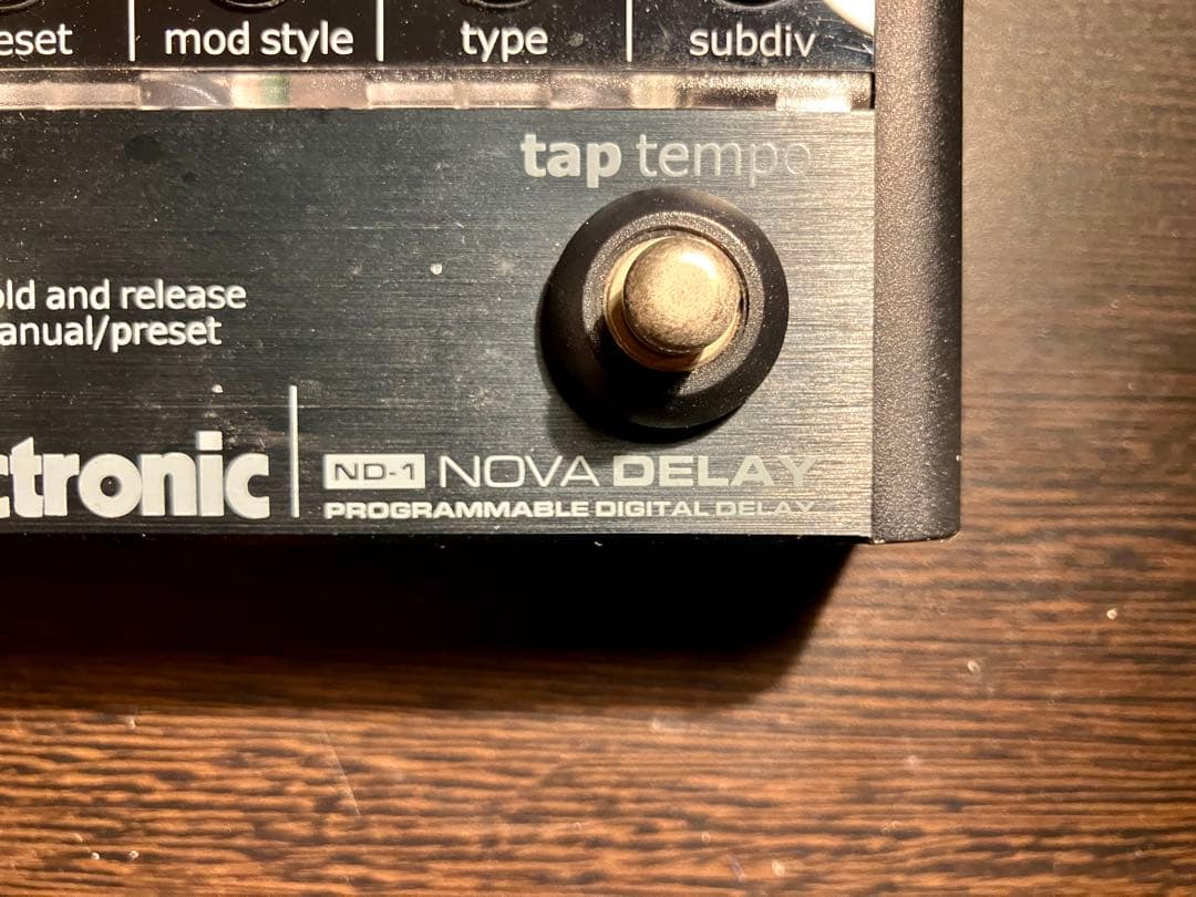 TC Electronic Nova Delay ギターエフェクター