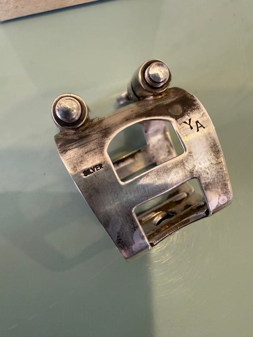 Woodstone アルトサックス用リガチャー YA silver 総銀製