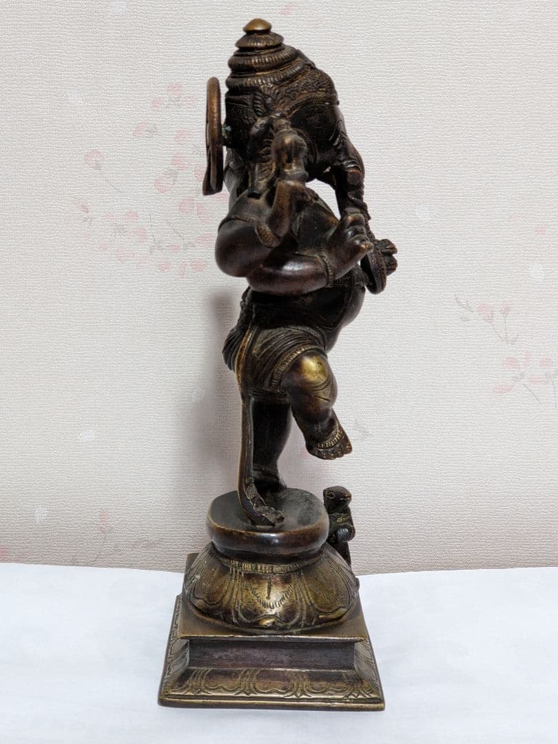 ♦仏教美術 インド 古仏 ガネーシャ 仏像 銅製 コレクション骨董品アンティーク