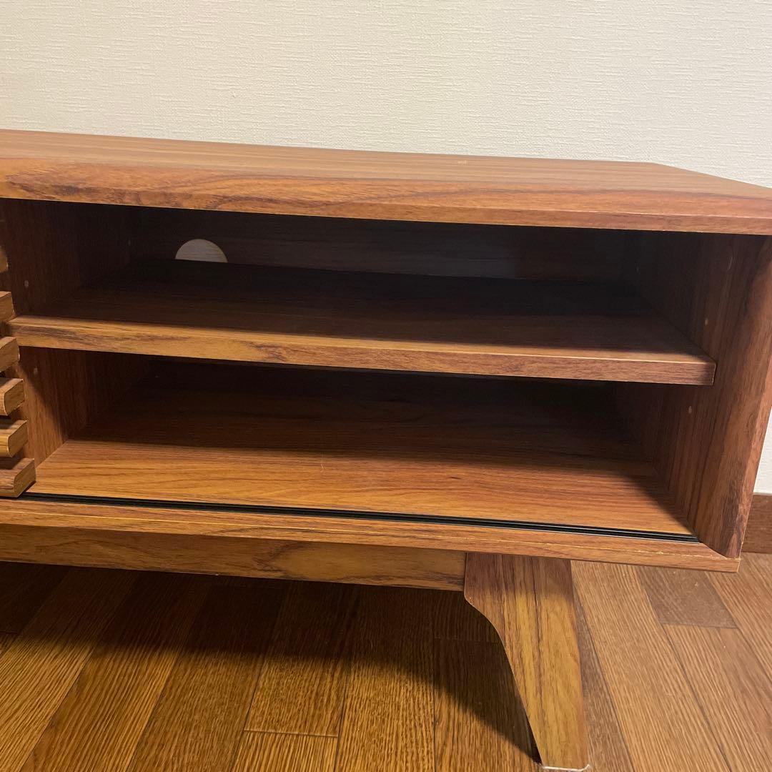 【2/25迄】テレビボード　2段ラック　木製