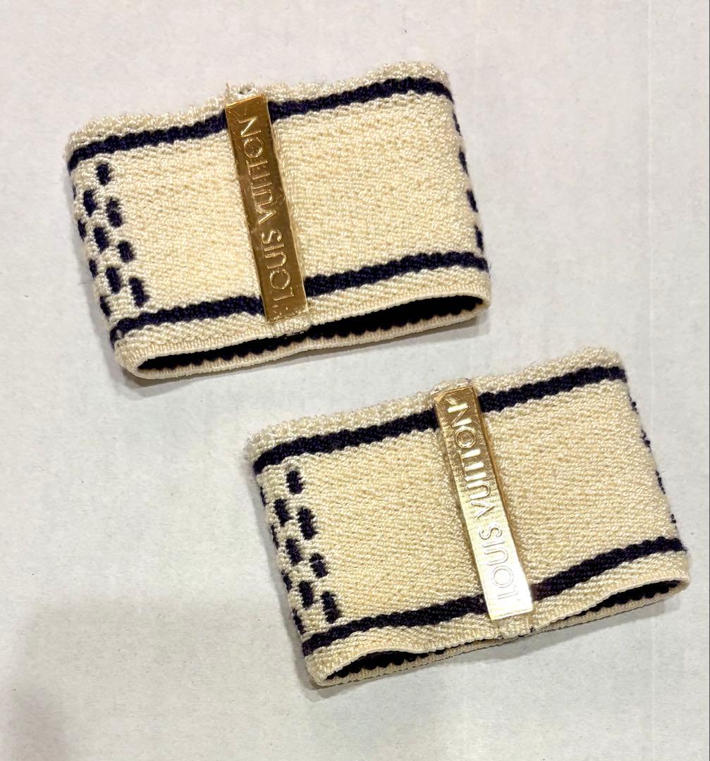 ヴィトン☆ロゴヘアバンド　リストバンド　3点セット　ヘアアクセサリー