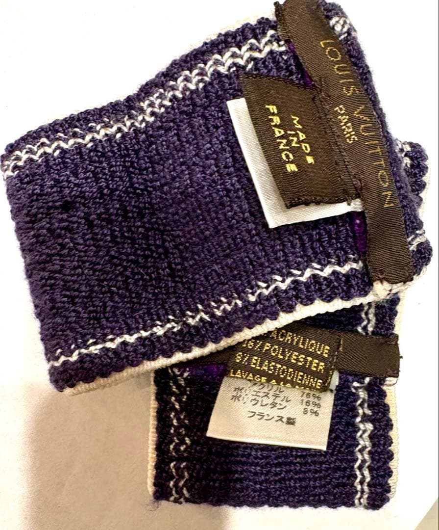 ヴィトン☆ロゴヘアバンド　リストバンド　3点セット　ヘアアクセサリー