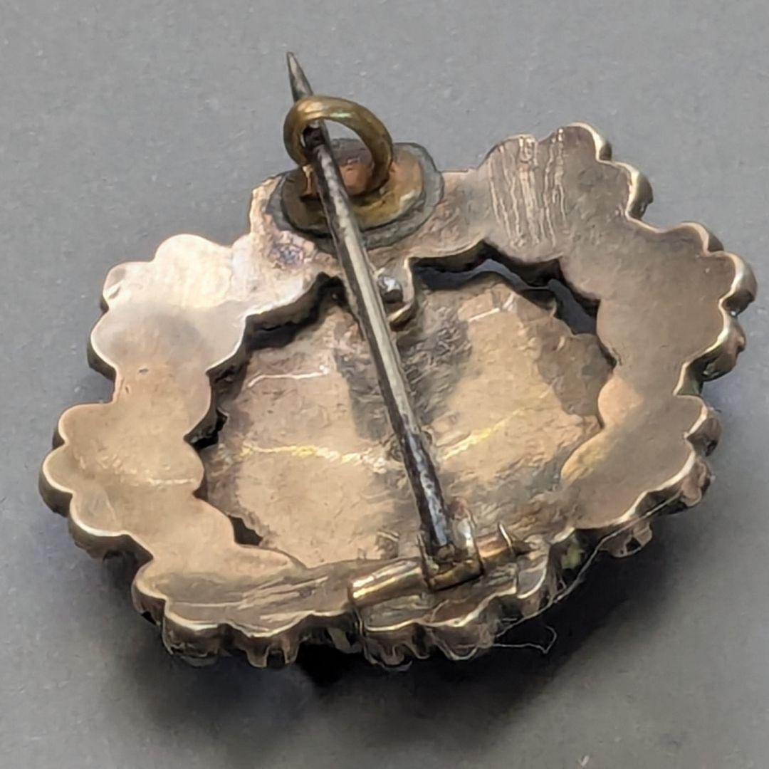 欧州アンティーク フランスより　ボヘミアン ガーネットブローチ