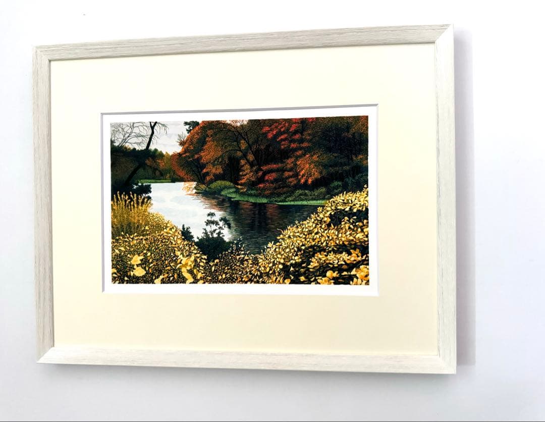 湖 風景画 （P）