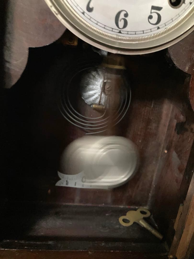 ゼーユー時計会社 8日巻 ヴィンテージ柱時計