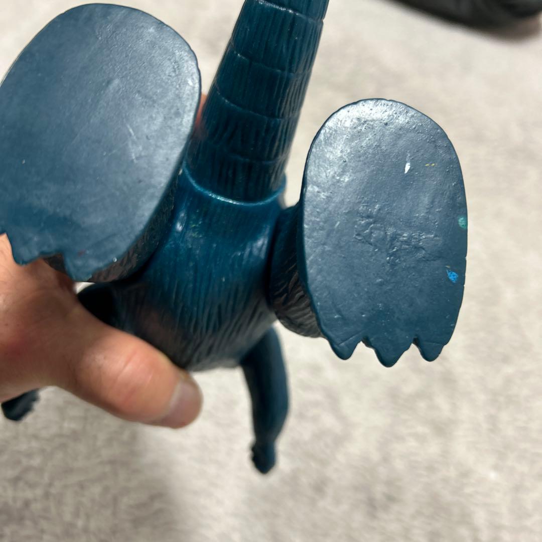 ゴジラ　50年以上前　フィギュア　赤目　 ソフビ　　ブルマァク