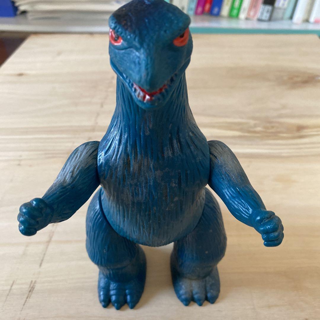 ゴジラ　50年以上前　フィギュア　赤目　 ソフビ　　ブルマァク