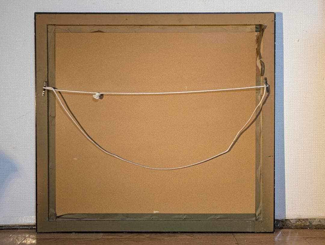 【真作】絵画　作者不詳　サイン有　油彩10号　花　逸品　T182