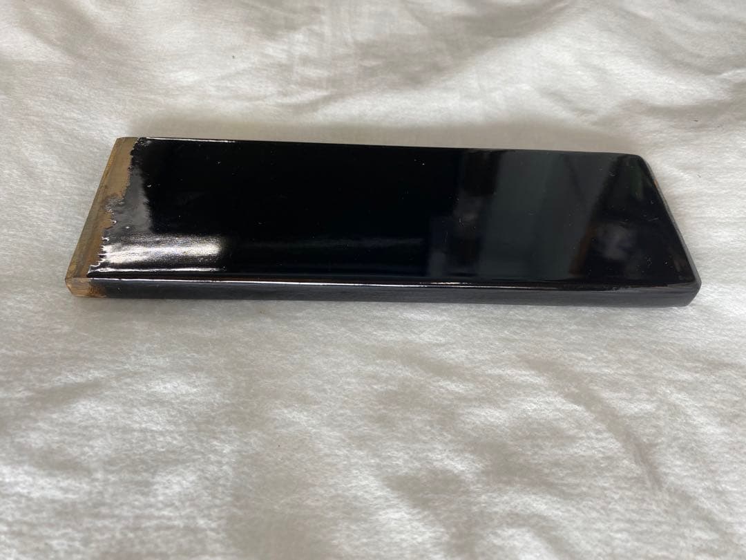 希少品　漆ハケ　刷毛庄　60粍　本体漆塗り済み