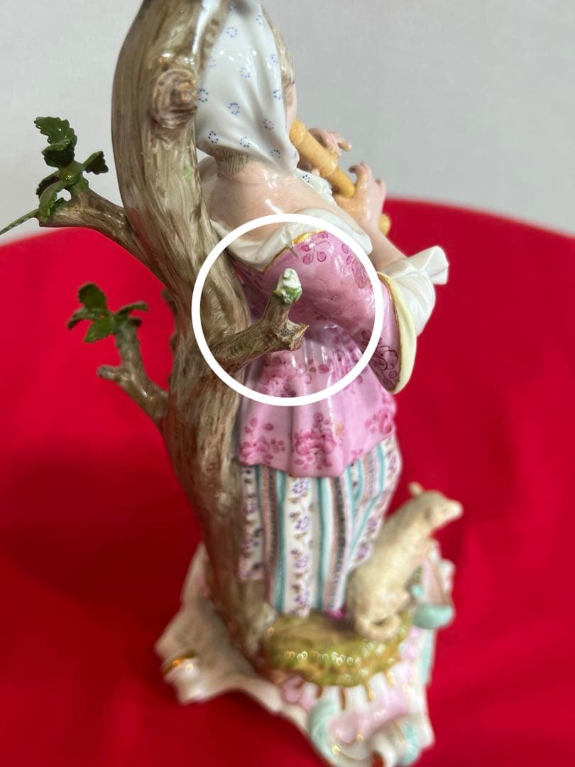 マイセン　羊飼いの女性