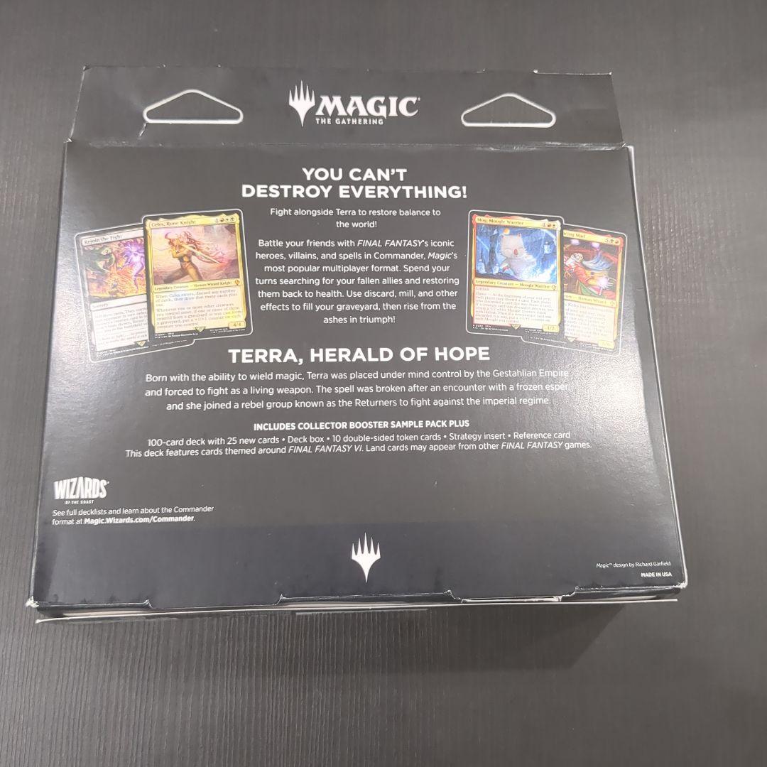 【K6】マジック ギャザ FINAL FANTASY 統率者デッキ