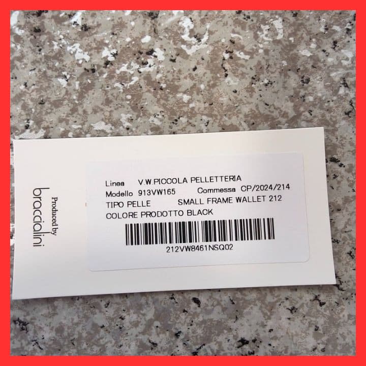 【新品未使用】ヴィヴィアンウエストウッド三つ折り財布　913VW165　ブラック