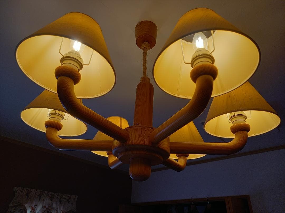 ODELIC OC04350 天然木 シャンデリア オーデリック