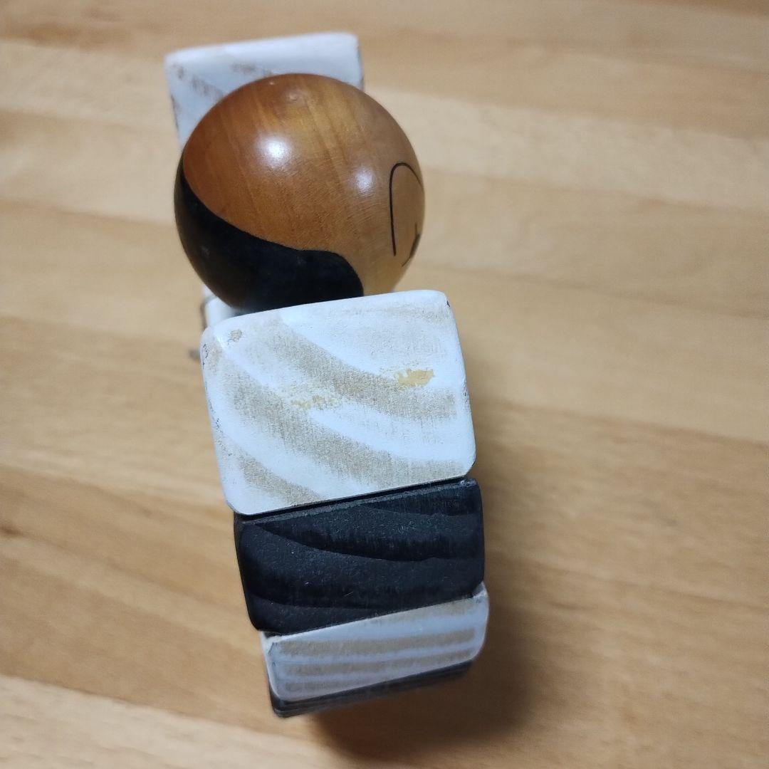 Tello Rare製、ヴィンテージ品　スイス製　白黒マイム　積み木　おもちゃ