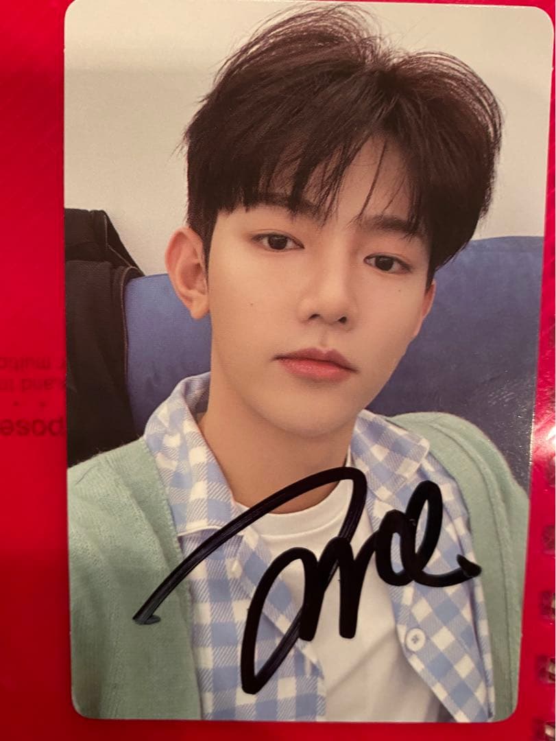 ZB1 ゼベワン ジャンハオ 直筆サイン入りトレカ