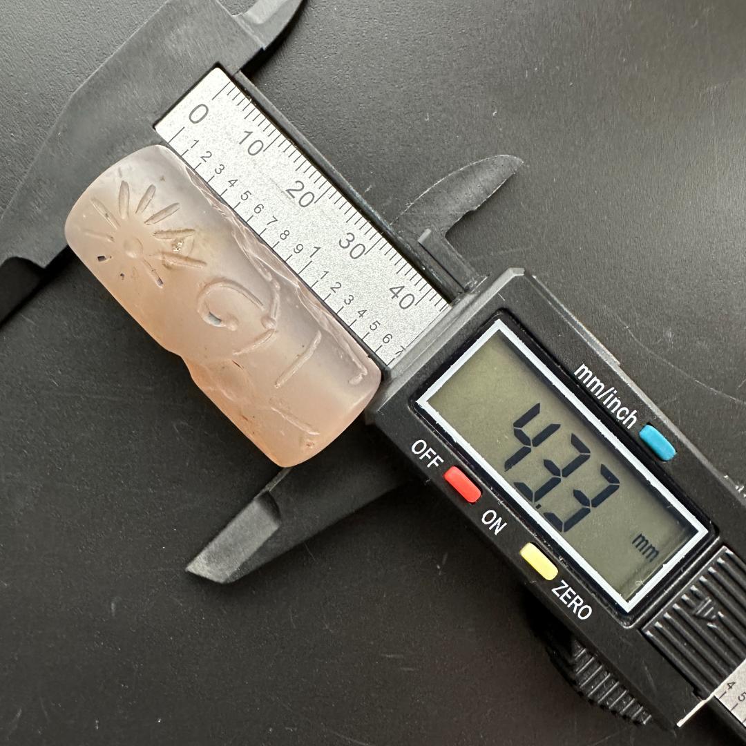 円筒印章 古代メソポタミア文明 英雄と怪物 スタンプ パワーストーン 1494