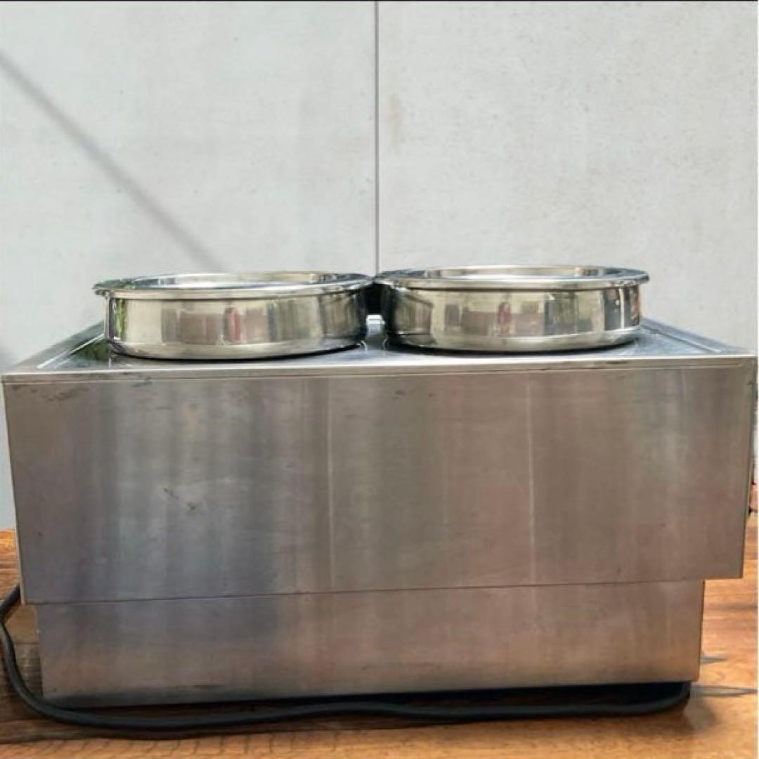 フードウォーマー 2つ口 動作確認済 フジマックfujimak ※片側足取り外し