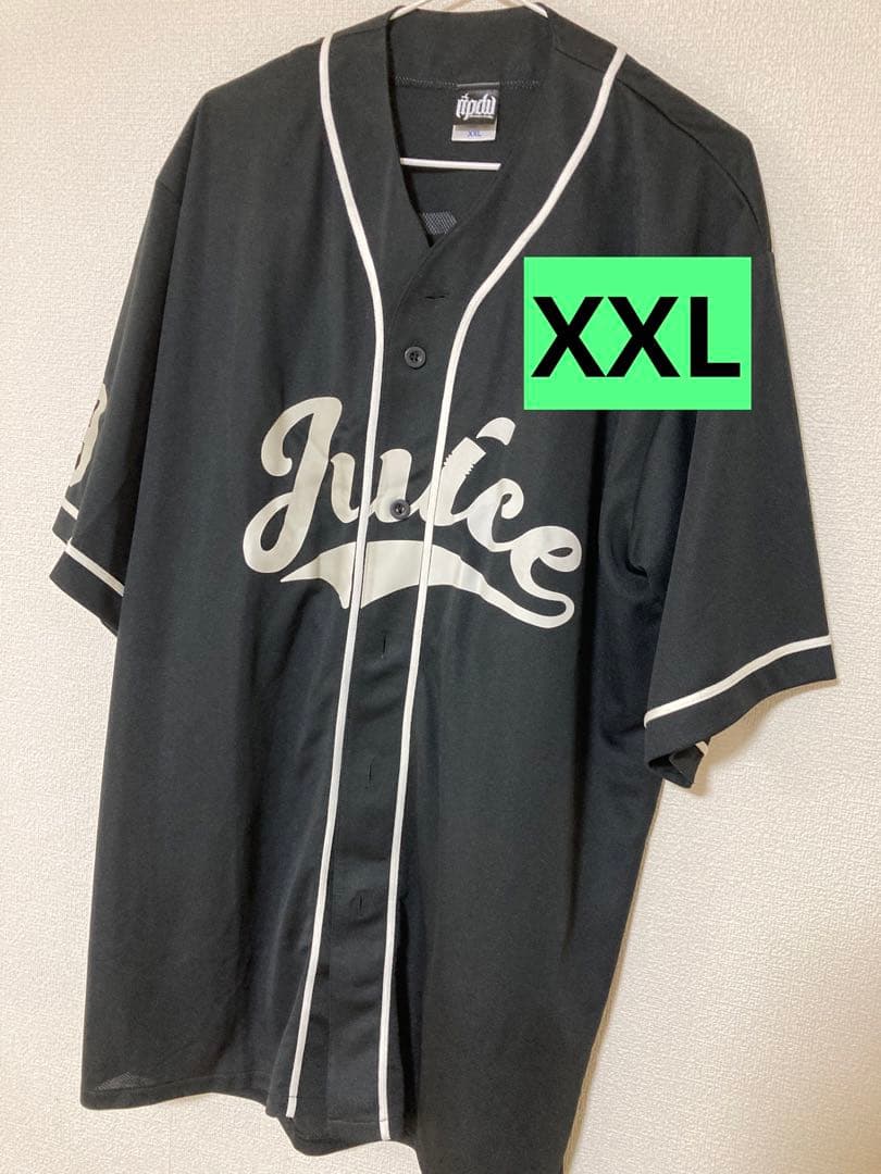 レア ジュースごくごく倶楽部 ベースボールシャツ XXL 完売品 ゲームシャツ