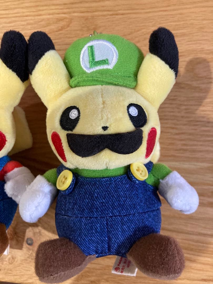ポケモン　ぬいぐるみ　マスコット　ピカチュウ　マリオ　ルイージ　ポケモンセンター
