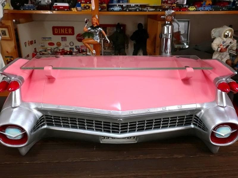 1959 キャデラック エルドラド 後方部型ディスプレイシェルフ ガラス棚