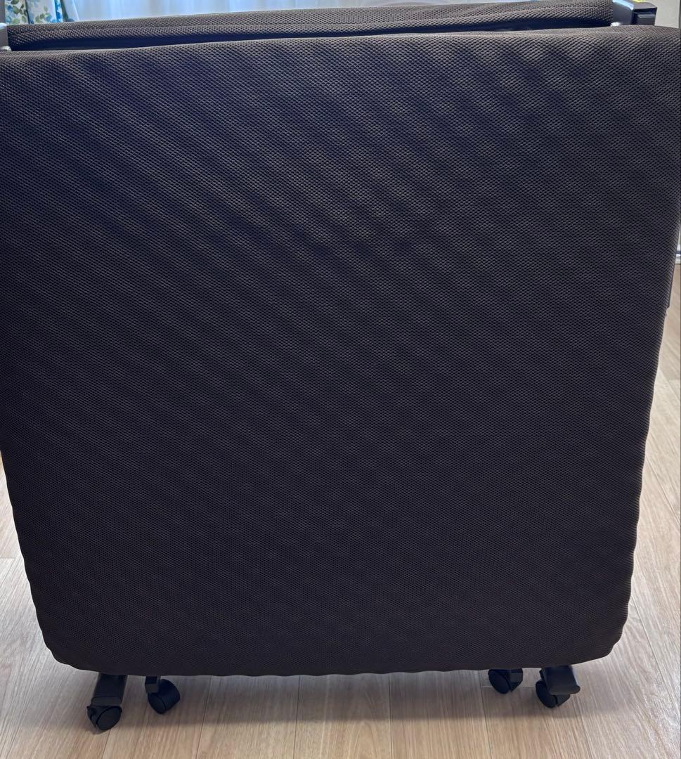 【最終値下げ】ニトリ 折り畳みベッド 折りたたみベッド シングル リクライニング