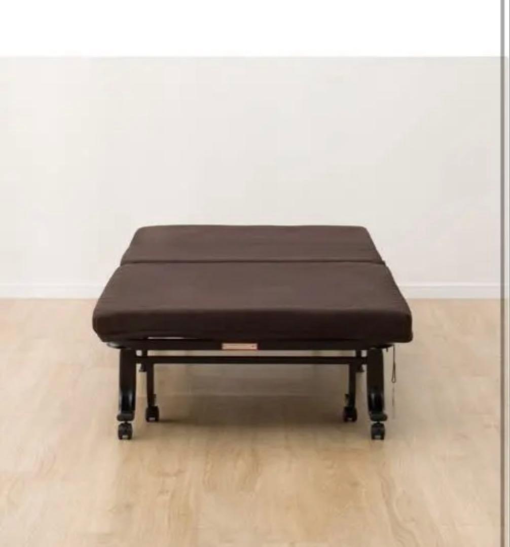 【最終値下げ】ニトリ 折り畳みベッド 折りたたみベッド シングル リクライニング