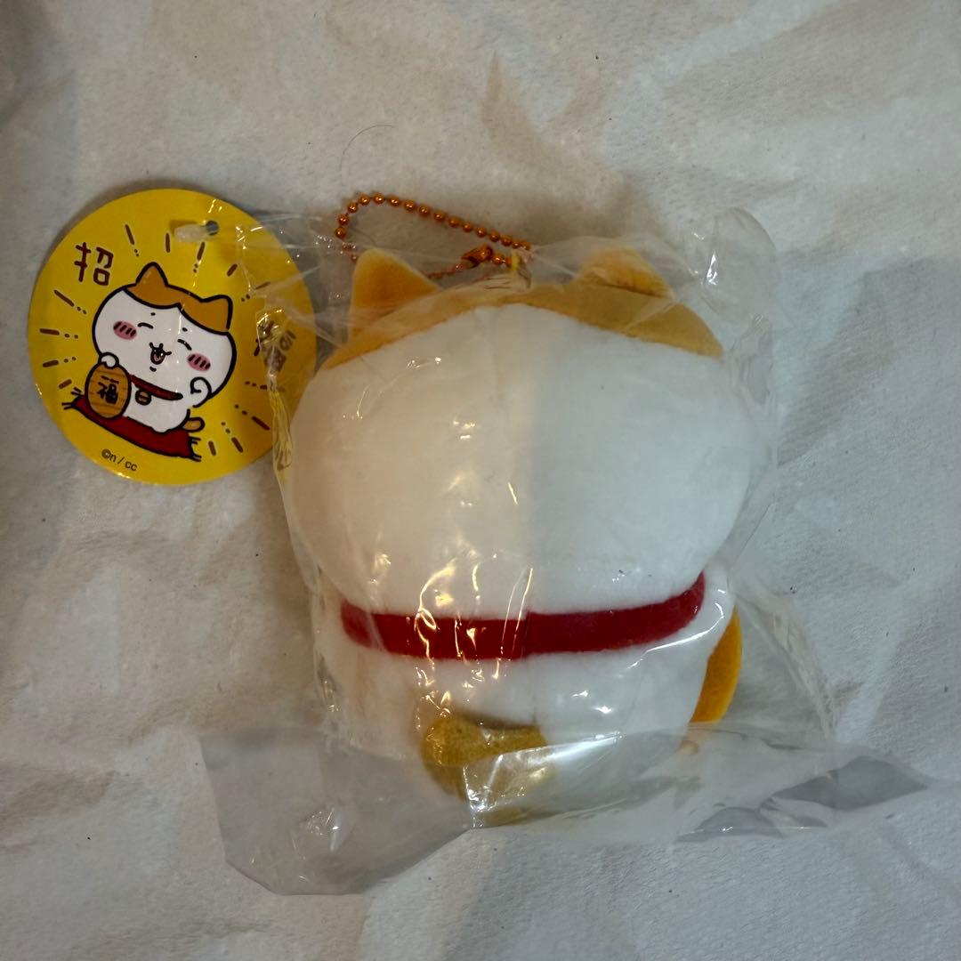 本日再出品予定 新品未開封 タグ付き 招福ハチワレ ぬいぐるみS マスコット