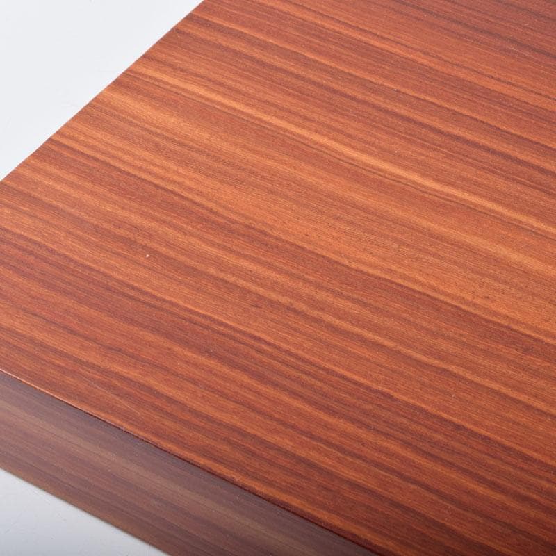 178　書道具　唐木紫檀製　無垢彫　くりぬき　硯箱　C　8734