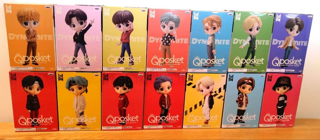 TinyTAN Qposket フィギュア 14種 コンプ セット