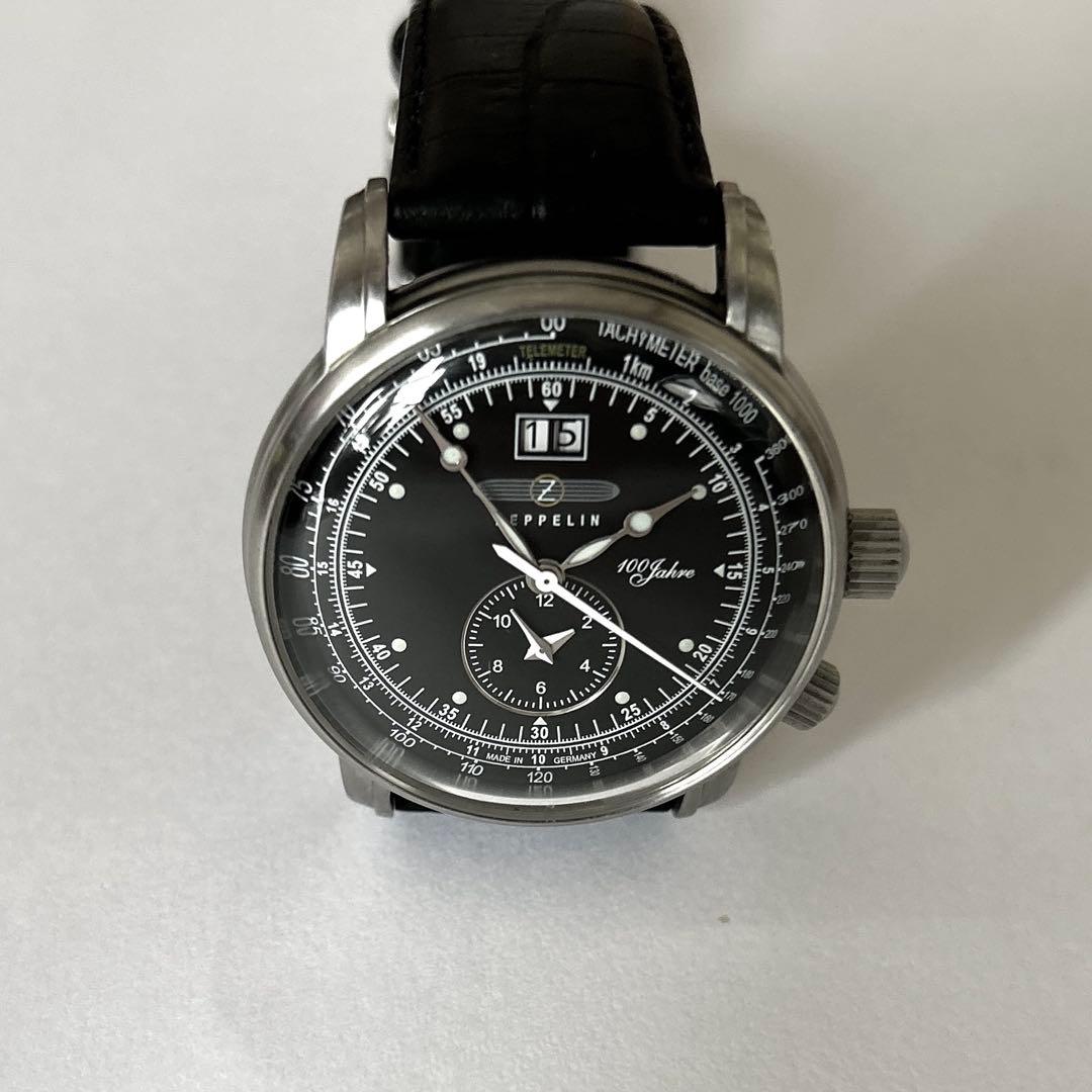 ZEPPELIN ツェッペリン 100周年記念　デュアルタイム ブラック