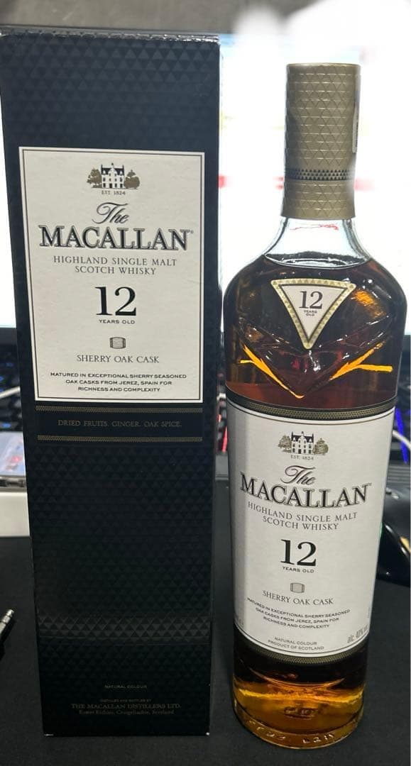 ウイスキー The Macallan 12 Year Old Sherry Oak Cask