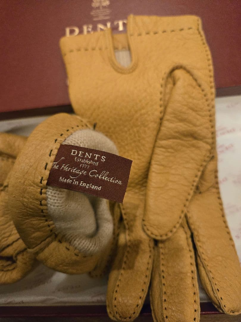 Dents ペッカリーグローブ コーク サイズ 7 1/2