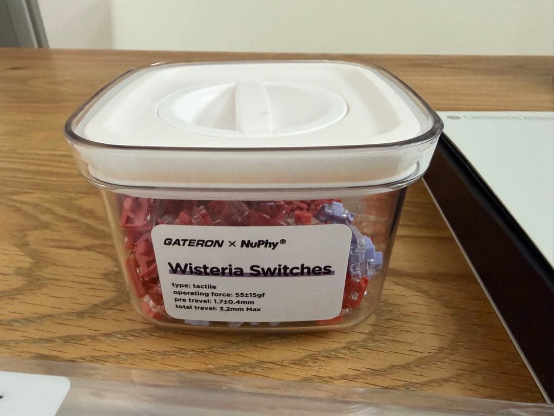 Nuphy Air75 V2 メカニカルキーボード本体 スイッチ2種類付き