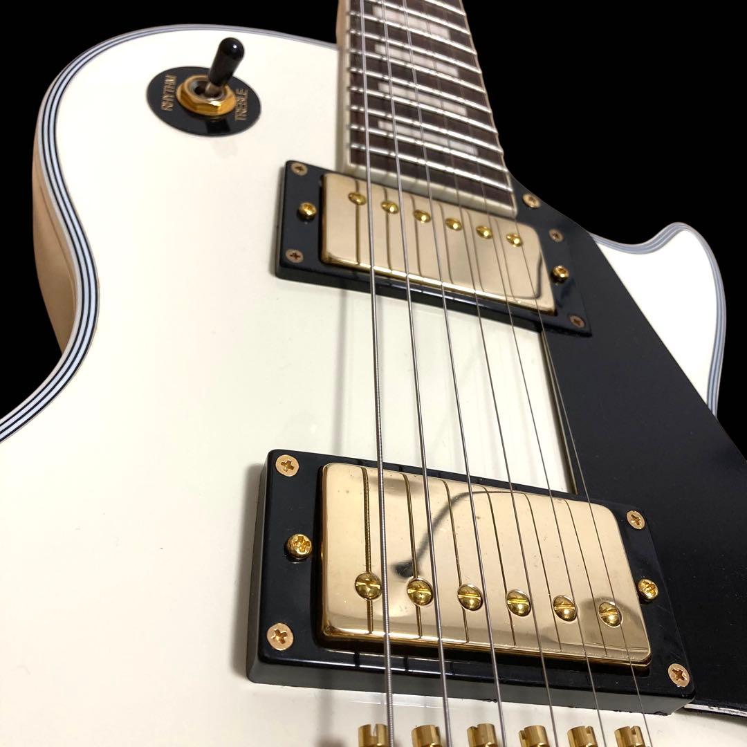 Maison レスポールカスタムタイプ ビンテージホワイト クリーム LPC