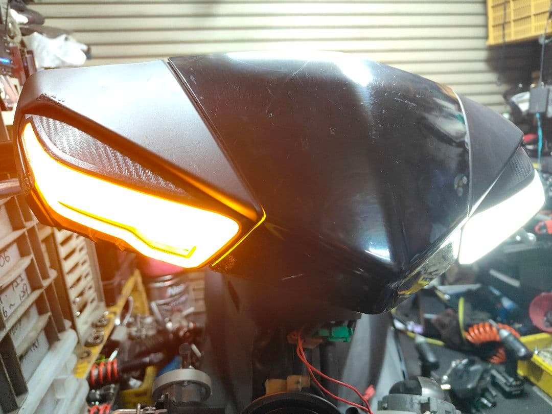 4型 前期後期用 KOSO製LEDフロントポジ付きLEDウィンカー