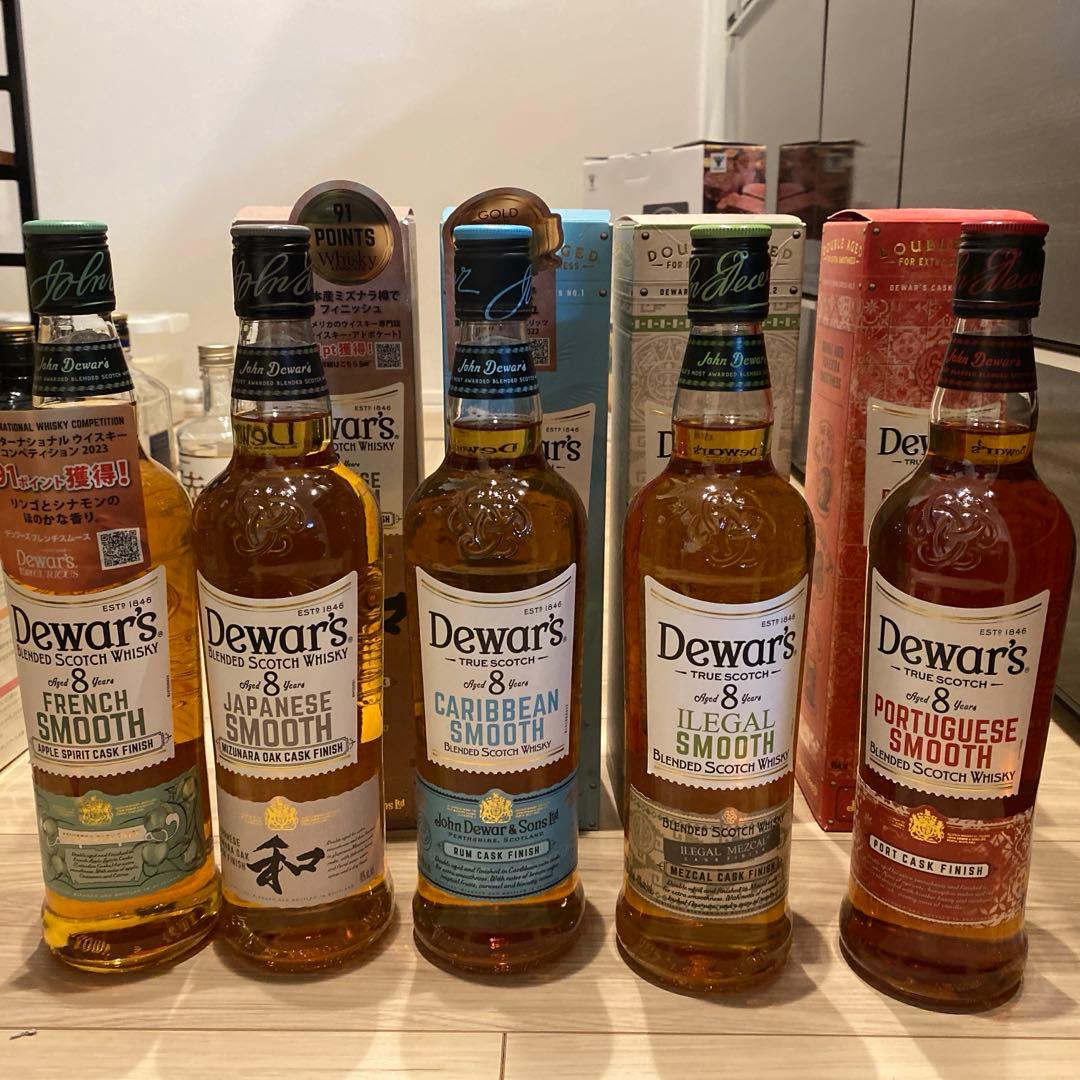 Dewar'カスクフィニッシュシリーズ5本