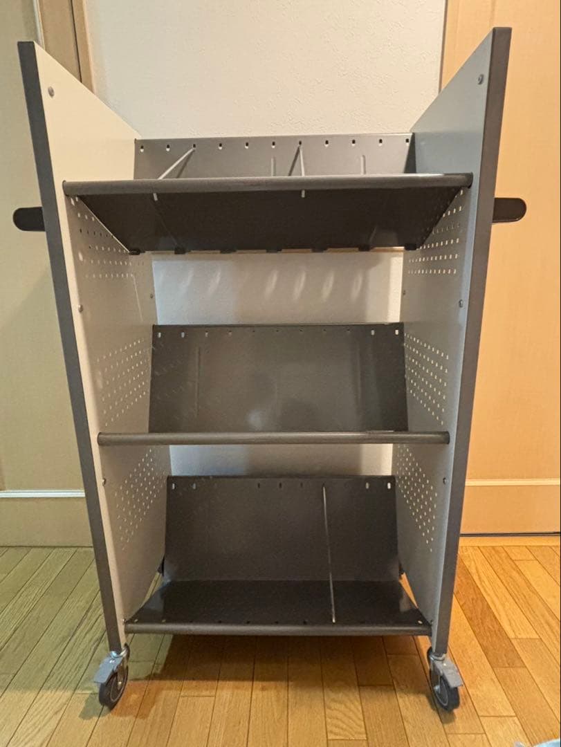 Hiyaya　林製作所　ファイルワゴン 可動　本棚　②