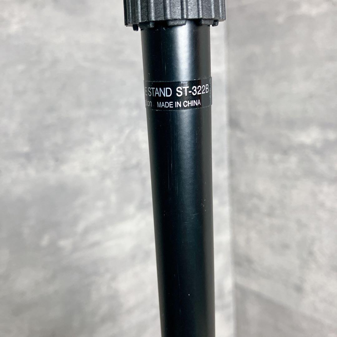【新品未使用】TOA 床上型 マイクスタンド ブラック ST-322B