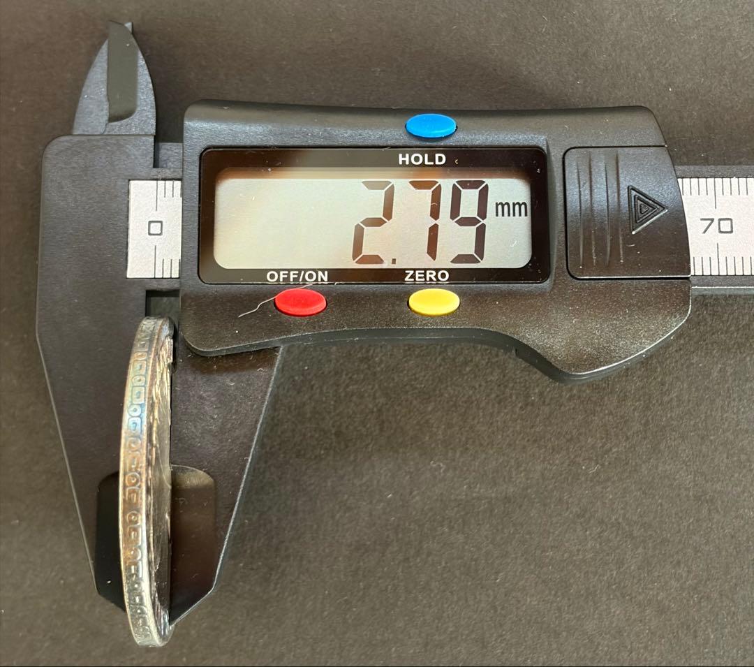 1798年 スペイン 8レアル銀貨 レインボートーン 大型 約39mm