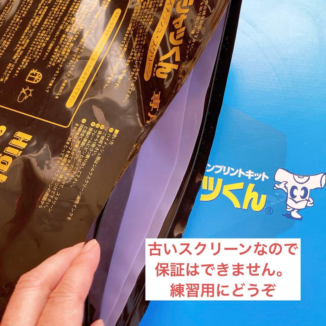 Tシャツくん　シルクスクリーン印刷　ホリゾン オマケ付き